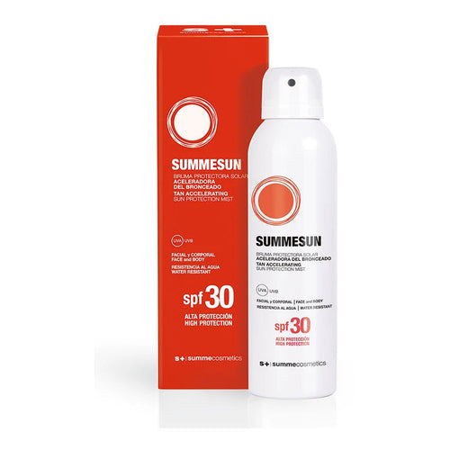 SPF30 Protectora solar, aceleradora de bronceado